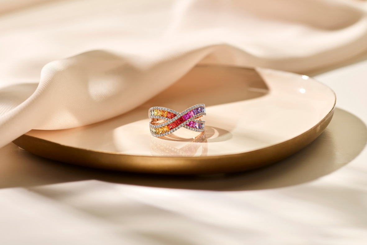 Sfeerbeeld rainbow ring